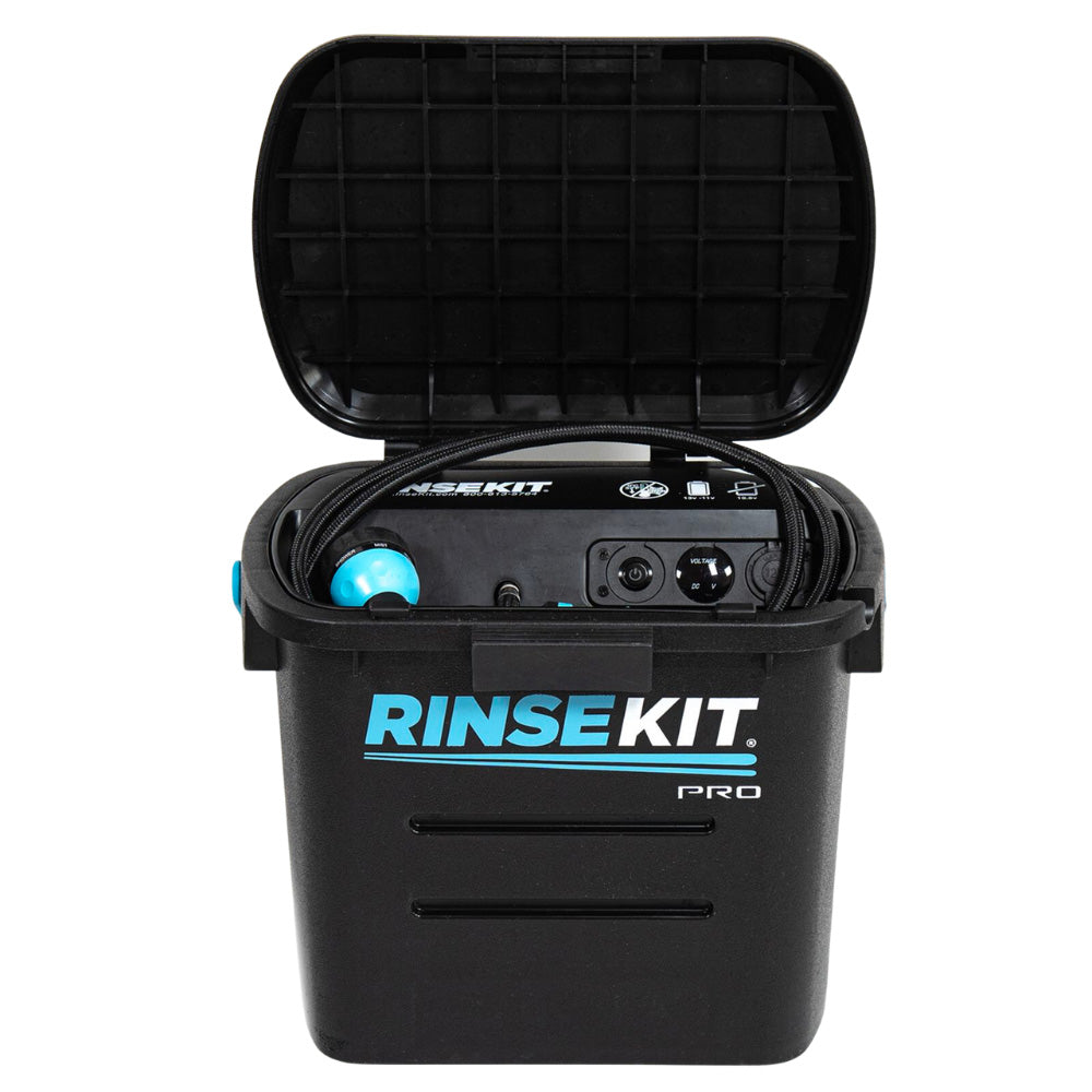 RINSEKIT PRO PACK - Douche portable autonome (avec Batterie) - Black