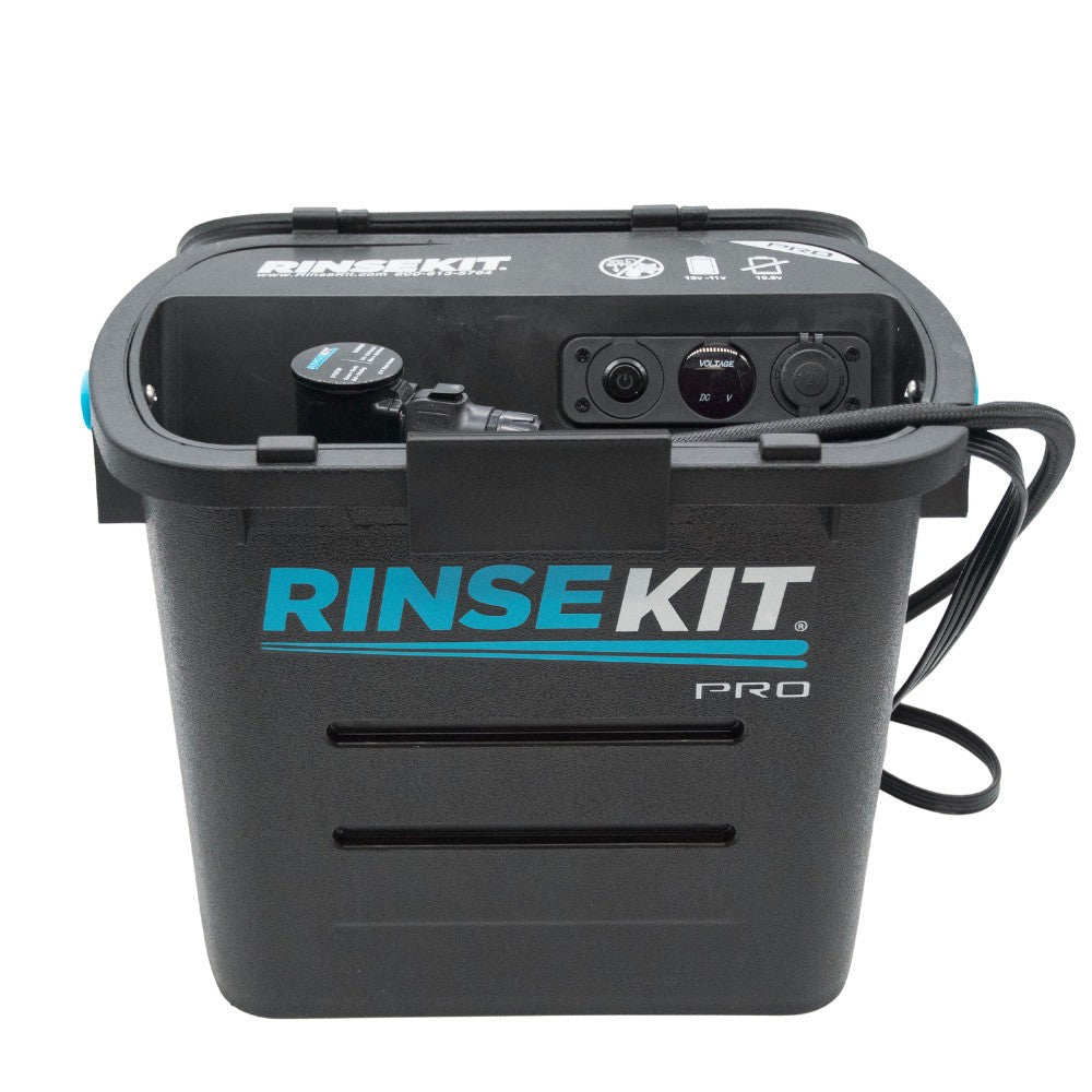 RINSEKIT PRO PACK 2.0 - Douche portable autonome (avec Batterie) + Hyper Heater 2.0