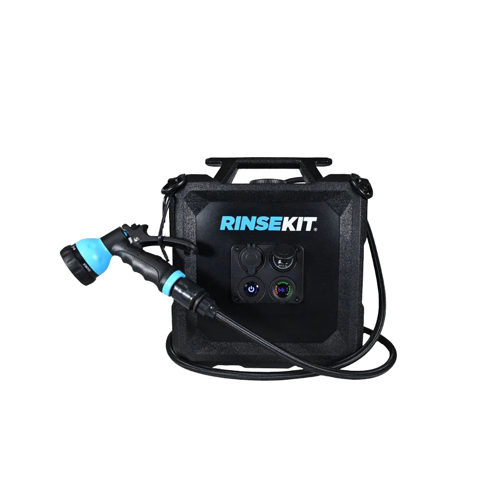 RINSEKIT CUBE - Autonomous 15L portable shower (with Battery) - Black