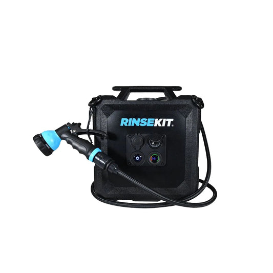 RINSEKIT CUBE - Ducha portátil autónoma 15L (con Batería) - Negro